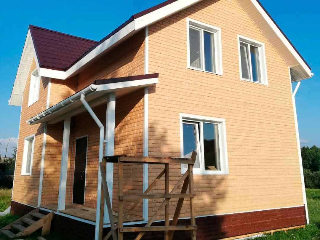 Каркасный частный дом